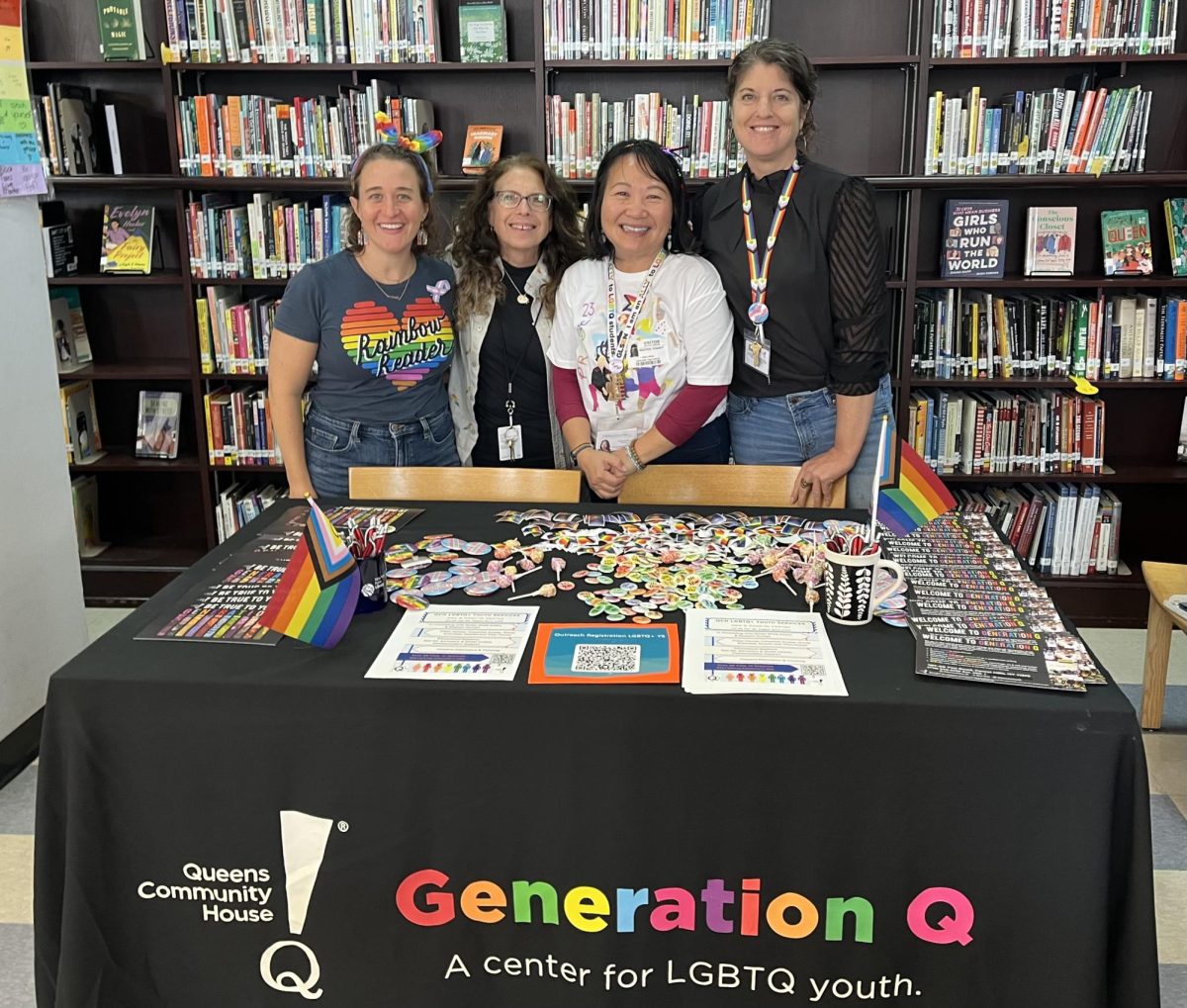 From left to right: GSA Advisors Ms. Klemas and Ms. Ezratty with Generation Q Staff LoAn Nguyen and Keri Satterfield
