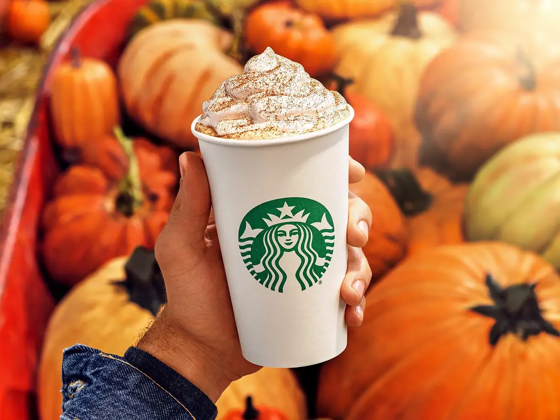 The iconic Starbucks Pumpkin Spice Latte