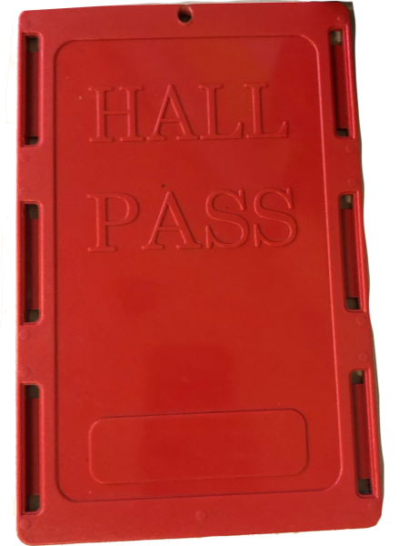 A hall pass at FHHS