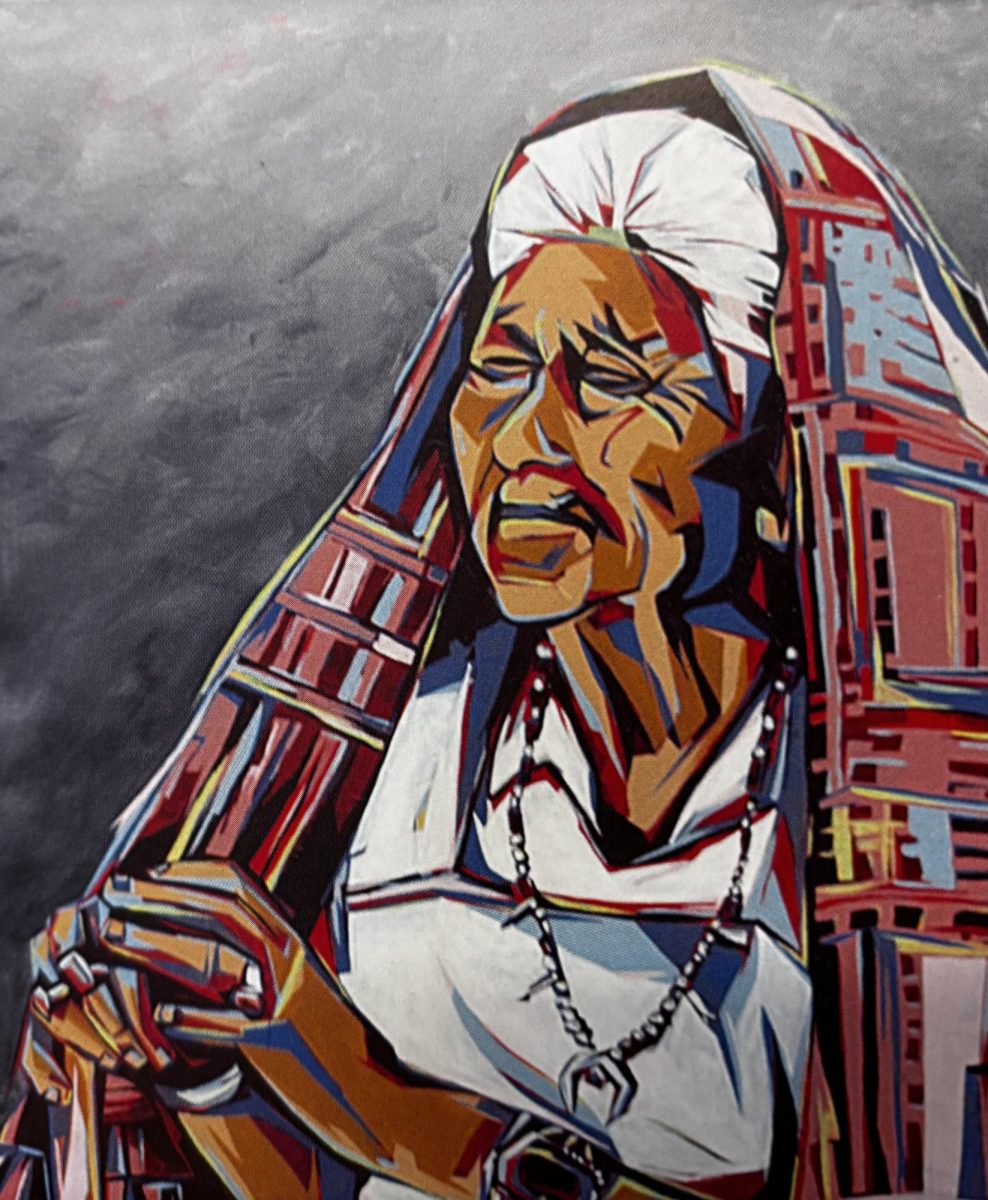 A painting by Maria Allison from the book, Project 502 by Mark Wilbur. 